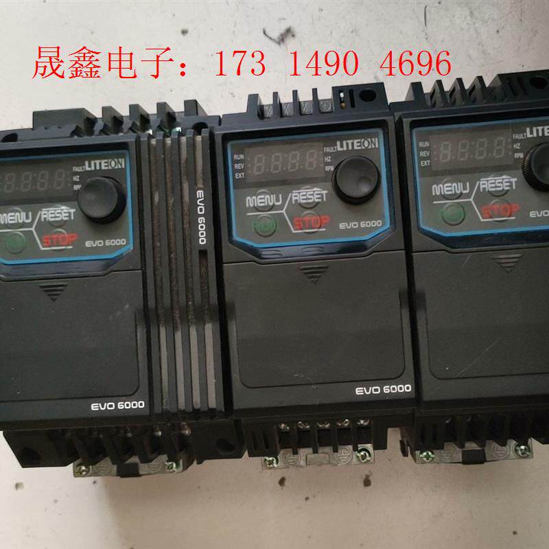 光宝EVO6000变频器多台,380V,0.75四台,两台缺【询价产品】