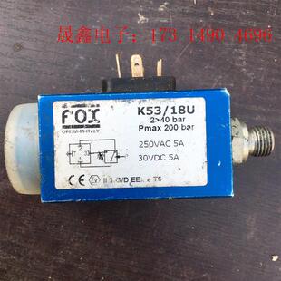 询价产品 18U FOX压力开关K53