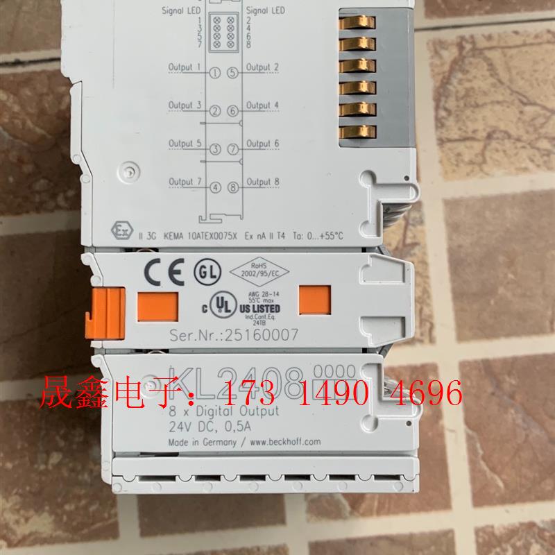 倍福模块KL2408 拍摄  功能  ,标价为【询价产品】