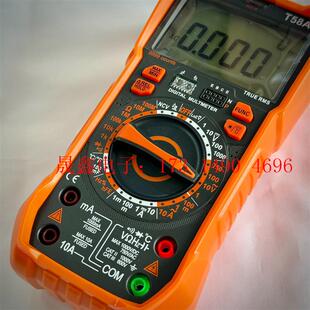 天宇T58A数字万用表9999计数真有效值插孔提示三排显 询价产品