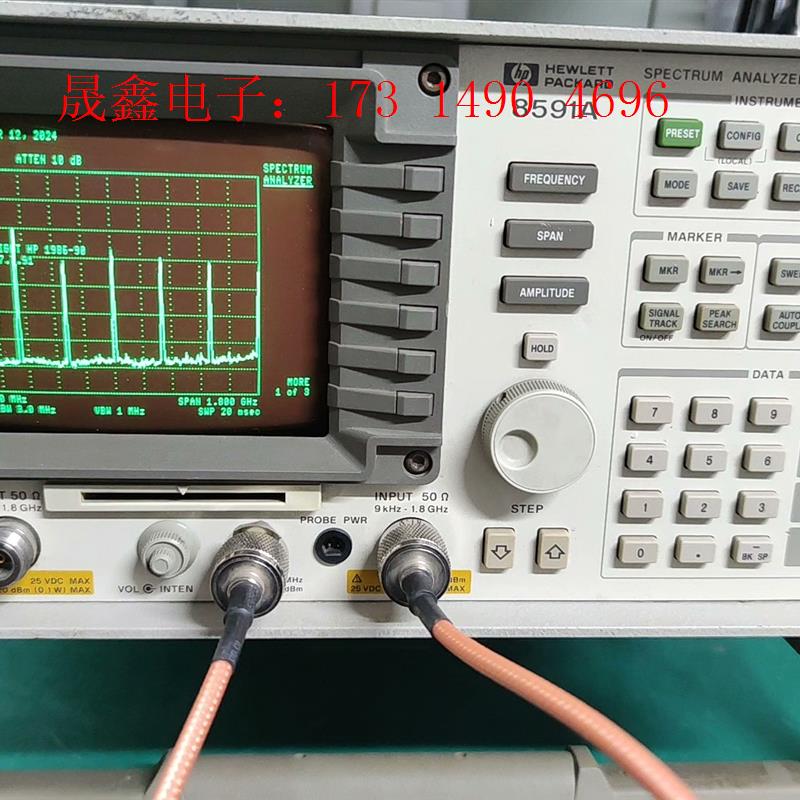 美国惠普原装频谱分析仪hp8591a,9k-1.8ghz,带【询价产品】