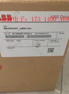 ABB变频器水冷制动模组BRAKEUNIT_ABRU-02+【询价产品】