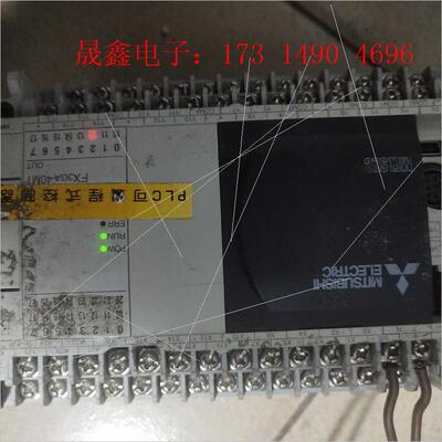 FX3GA-40MT一台,拍摄如图所示,通电如图【询价产品】