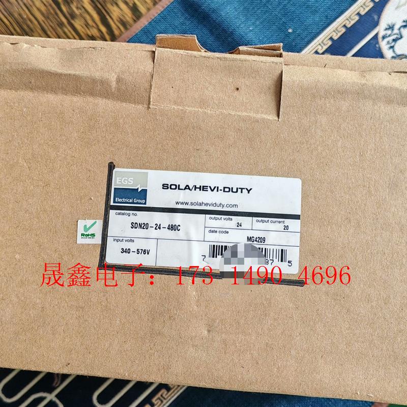 美国进口SOLA电源、SDN 20-24-480C库存新货,【询价产品】