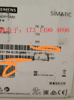 6ES7954-8LL03-0AA0未拆封,盒子表面有点【询价产品】