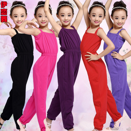 新款幼少儿童背带裤连体裤练功