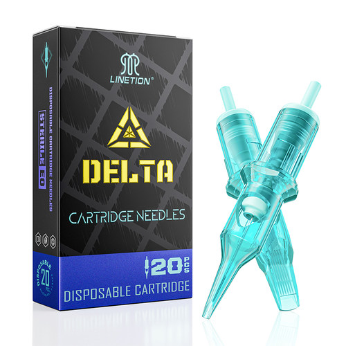德尔塔DELTA纹身一体针 LINETION品牌纹身针 弧排打雾上色 20支装