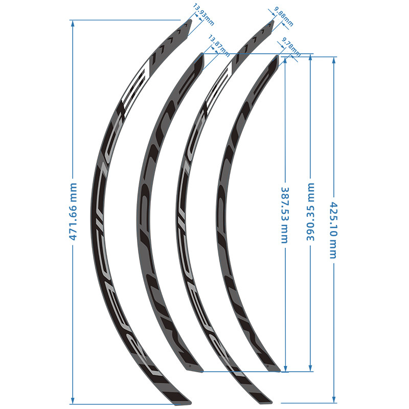 2020 fulcrum racing3C圈刹轮组贴贴纸妇科隆R3单车车圈改色贴纸