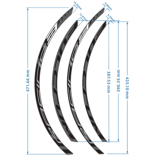 优选2020 fulcrum racing3C圈刹轮组贴贴纸妇科隆R3单车车圈改色