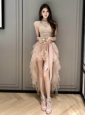 高端精致宴会晚礼服连衣裙