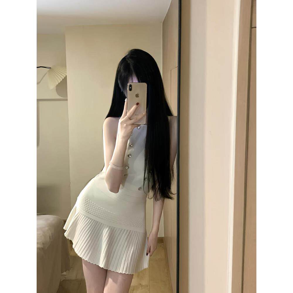 法式纯欲连衣裙套装女