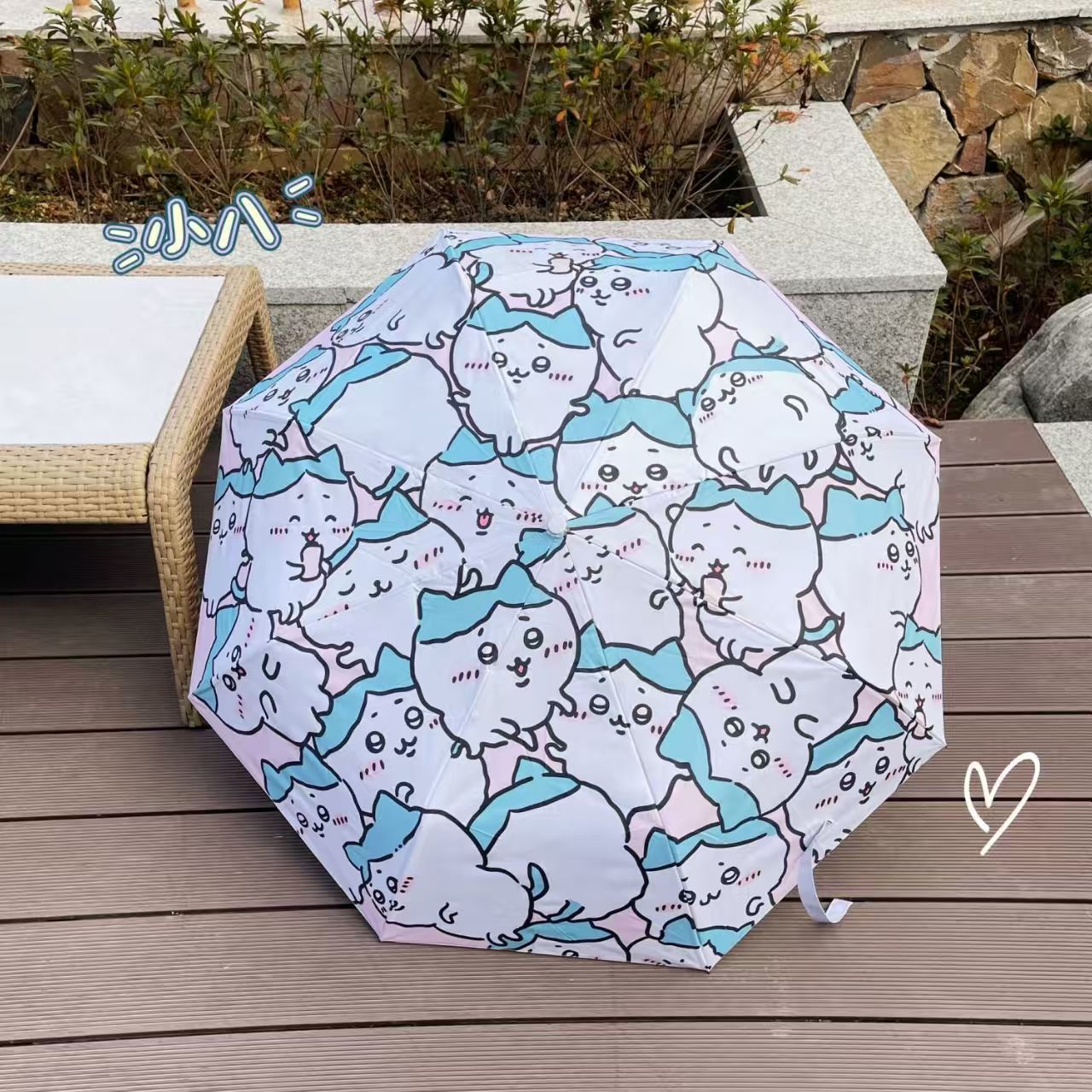 新款潮流全自动chiikawa乌萨奇遮阳伞太阳伞雨伞防紫外线