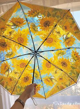 抖音伞叔16骨长柄高颜值紫色加固抗风耐用实用长柄伞学生纯色简约