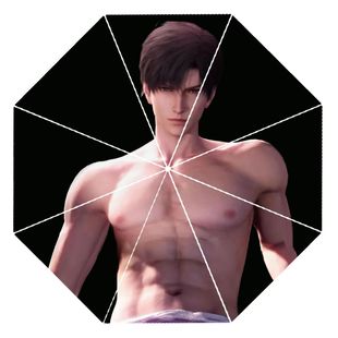 乙游黎深雨伞恋与深空游戏周边礼物三折全自动防晒黑胶晴雨两用伞