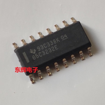 贴片IC SN65C3232EDR 65C3232E ED 进口收发器芯片 SOP-16 可直拍