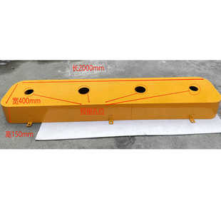 潍坊道闸免浇筑安全岛 钢制安全岛 道闸底座 安全岛 车牌识别底座