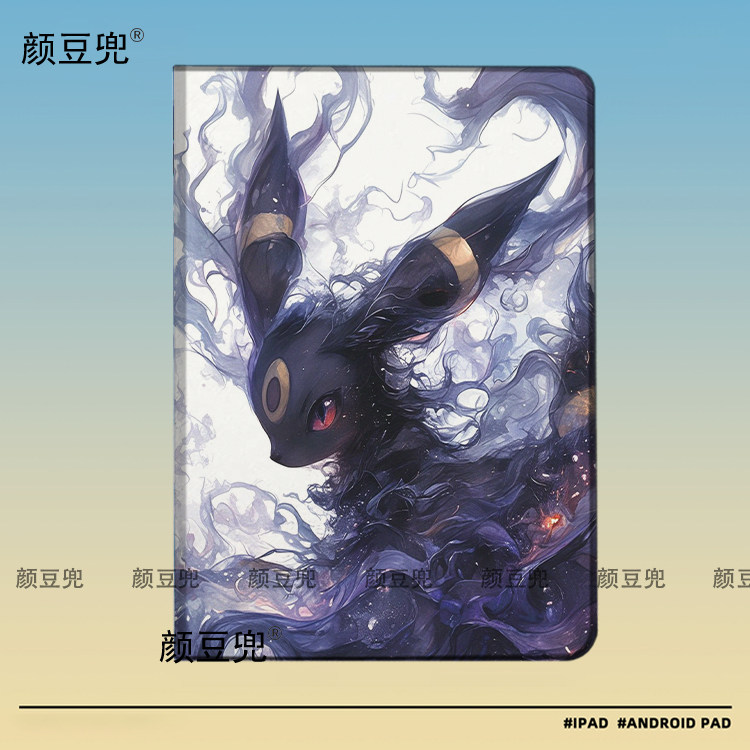 宝可梦月精灵伊布周边ipadA16 789 10.2适用于air4 5/6第十代10.9保护套matepadpro Air3笔槽mini6/7小米7pro
