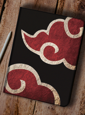 火影忍者晓组织红云适用ipad air3保护套pro平板mini5皮套1/2华为