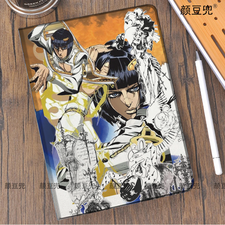 JOJO布加拉提周边air6/7 11寸第十代10.9保护套matepadpro Air3笔槽mini6/7小米7pro适用于ipadA16 789 10.2