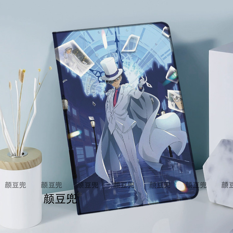 名侦探柯南KID怪盗基德周边air6/7 11寸第十代10.9保护套matepad Air3笔槽mini7小米7pro适用于ipadA16 10.2