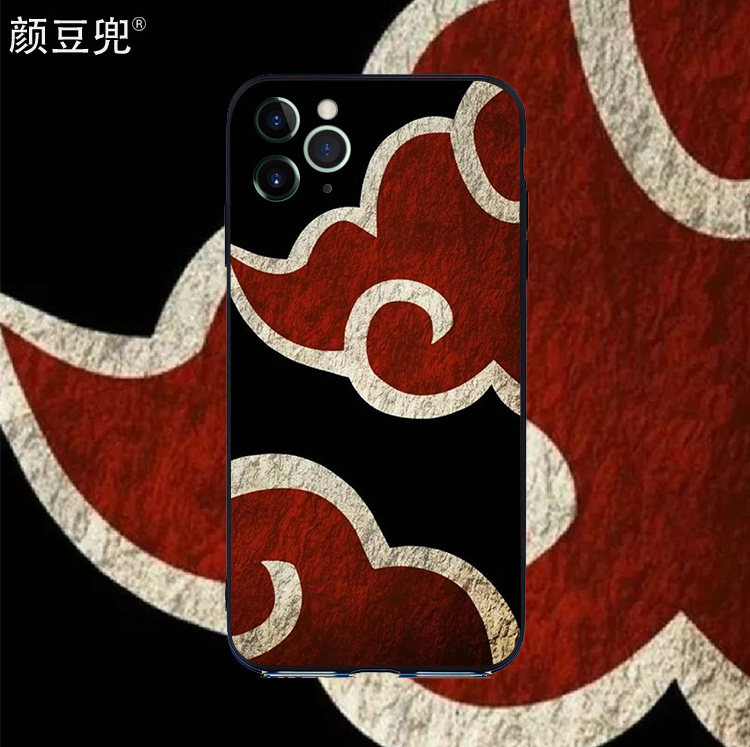 晓组织标志iphone13PROMAX适用8plus苹果XS MAX手机壳7/8火影忍者