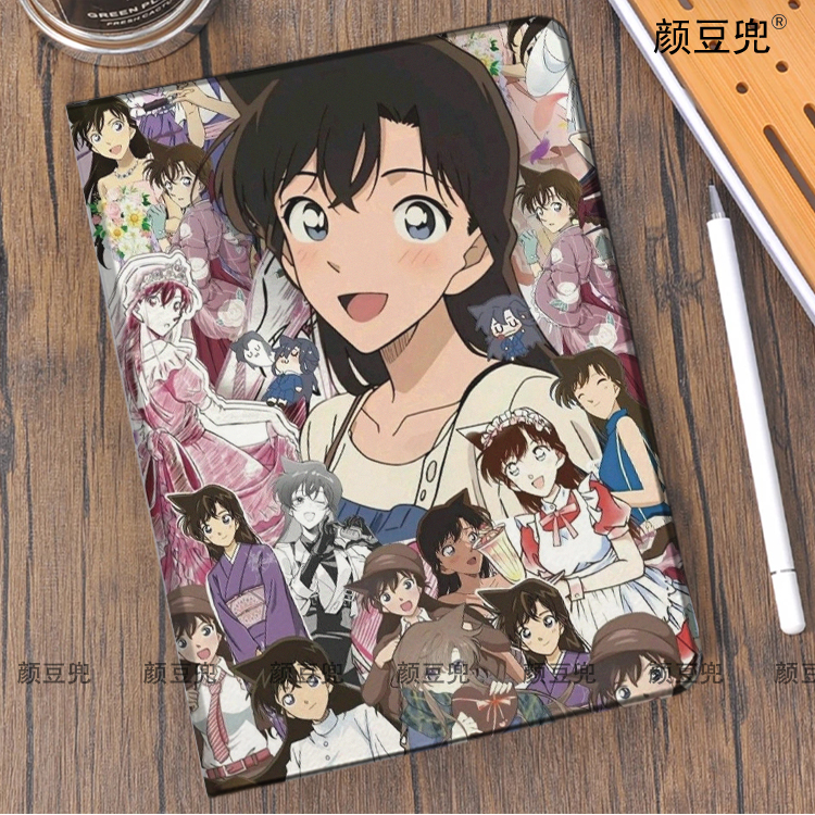 ipad7/8/9 10.2适用于mini5/6柯南 毛利兰 动漫周边air45 10.9第十代matepad pro11华为11.5小米6spro保护套