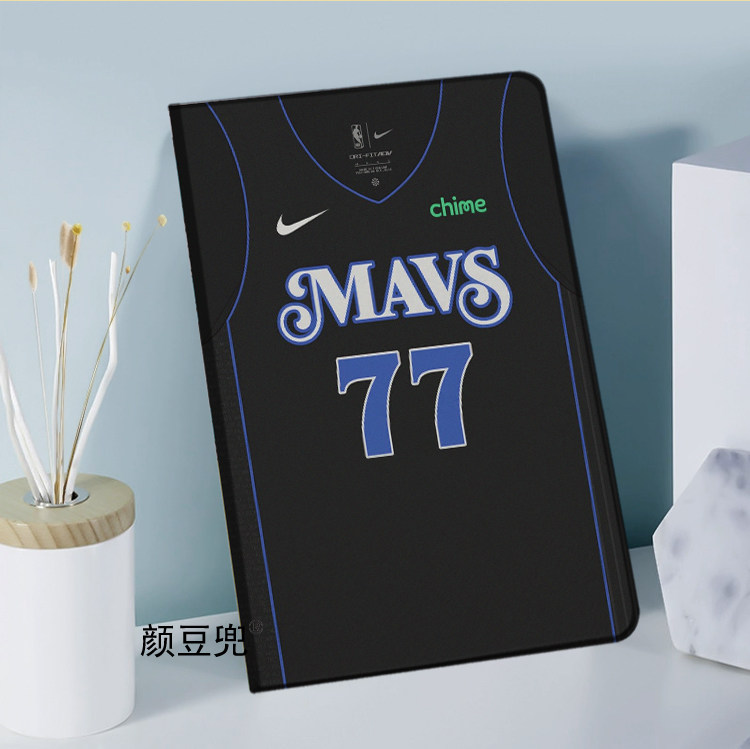 NBA 东契奇 77号 篮球周边matepad pro11笔槽9.7mini6小米6pro荣耀V8保护套ipad10.2适用于air4/5 10.9第十代