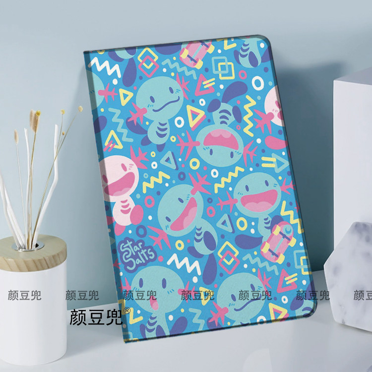 宝可梦 可爱乌波 动漫周边ipad789 10.2适用于mini5/6小米7pro保护套Air4/5 10.9第十代matepad pro华为11.5S