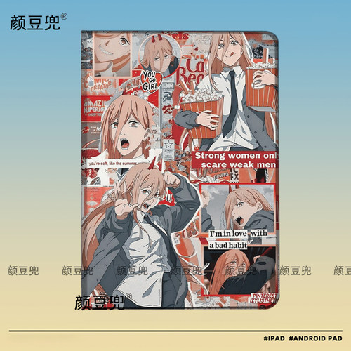 电锯人 帕瓦 动漫周边air45 10.9第十代matepad pro11华为11.5小米6spro保护套ipad789 10.2适用于mini6荣耀9
