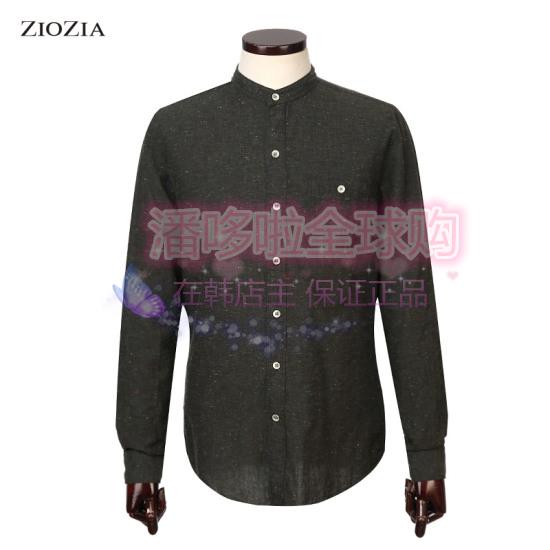 韓國直郵專柜代購 ziozia 15秋款男士簡約純棉襯衫ABV3WC1108GN+