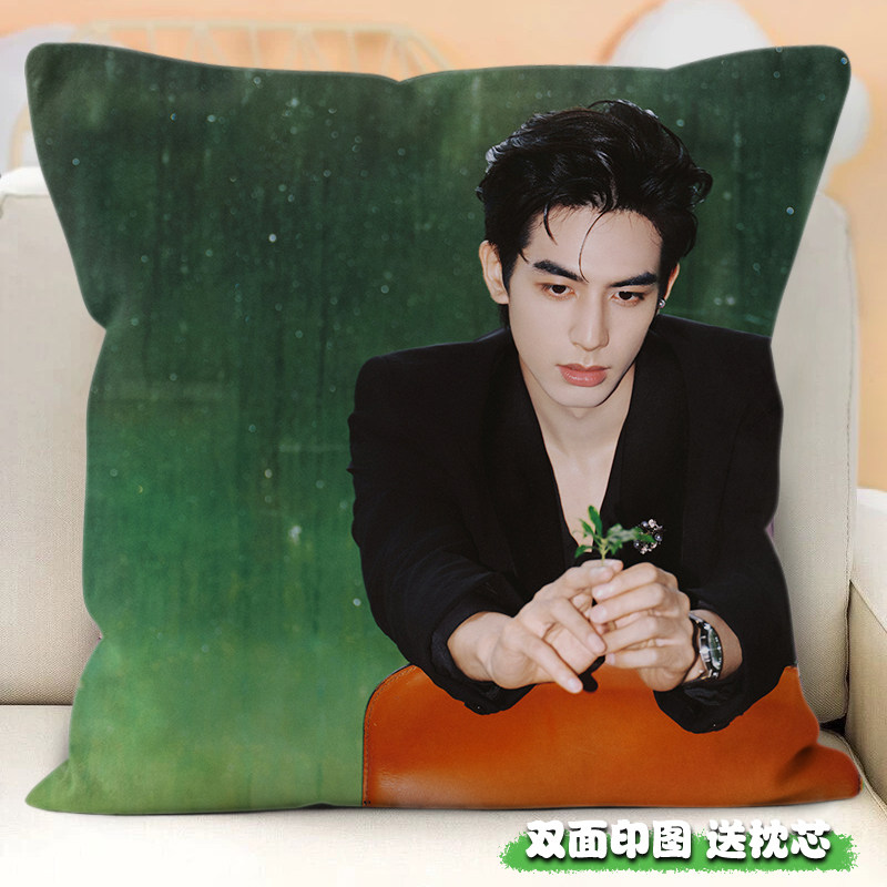 宋威龙明星演员同款写真周边正方形抱枕沙发靠枕坐垫学生生日礼物
