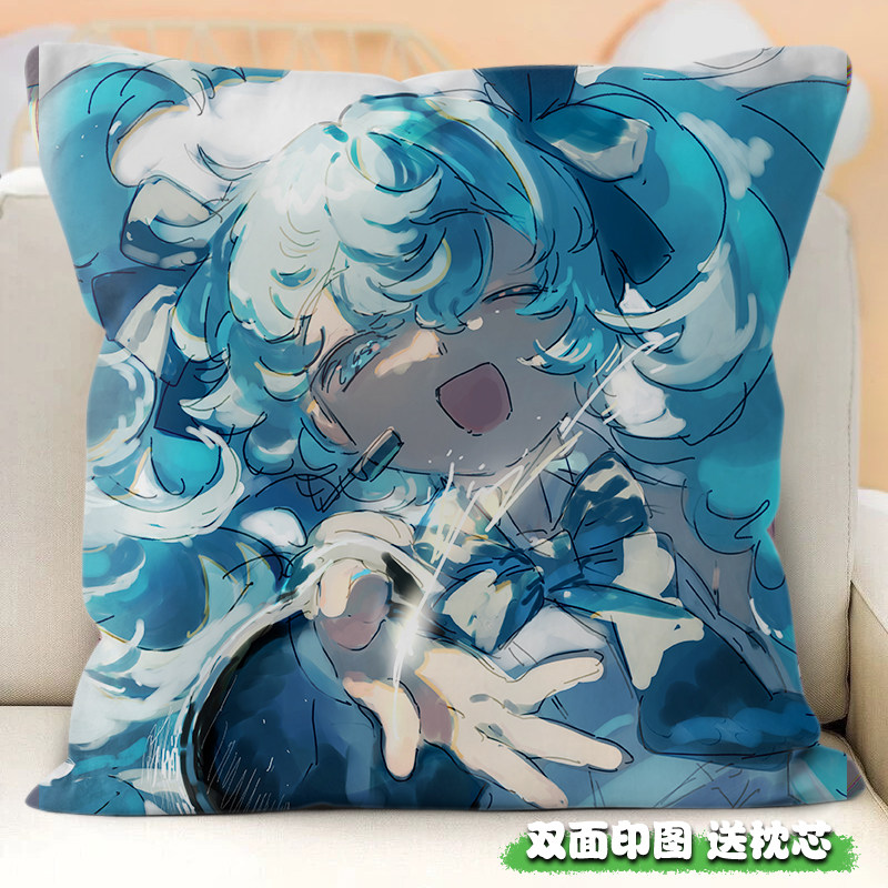 初音未来二次元动漫同人周边正方形抱枕沙发靠枕坐垫学生生日礼物