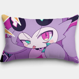 恶魔连结德比伦二次元周边长方形抱枕卧室客厅靠垫枕头长条枕定制