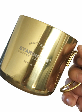 星爸爸2025臻选水杯子金色黑色牛奶杯复古多色桌面杯马克杯咖啡杯