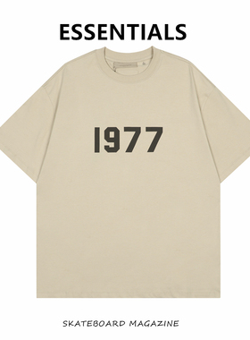 FEAR OF GOD FOG复线ESSENTIALS宽松1977男女情侣运动休闲短袖T恤