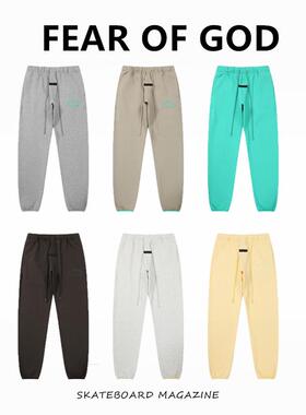 FEAR OF GOD FOG复线ESSENTIALS长裤卫裤束脚裤子秋冬加绒长裤潮