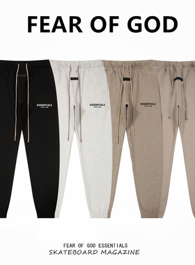 FEAR OF GOD FOG复线ESSENTIALS复古长裤宽松卫裤休闲男束脚裤子