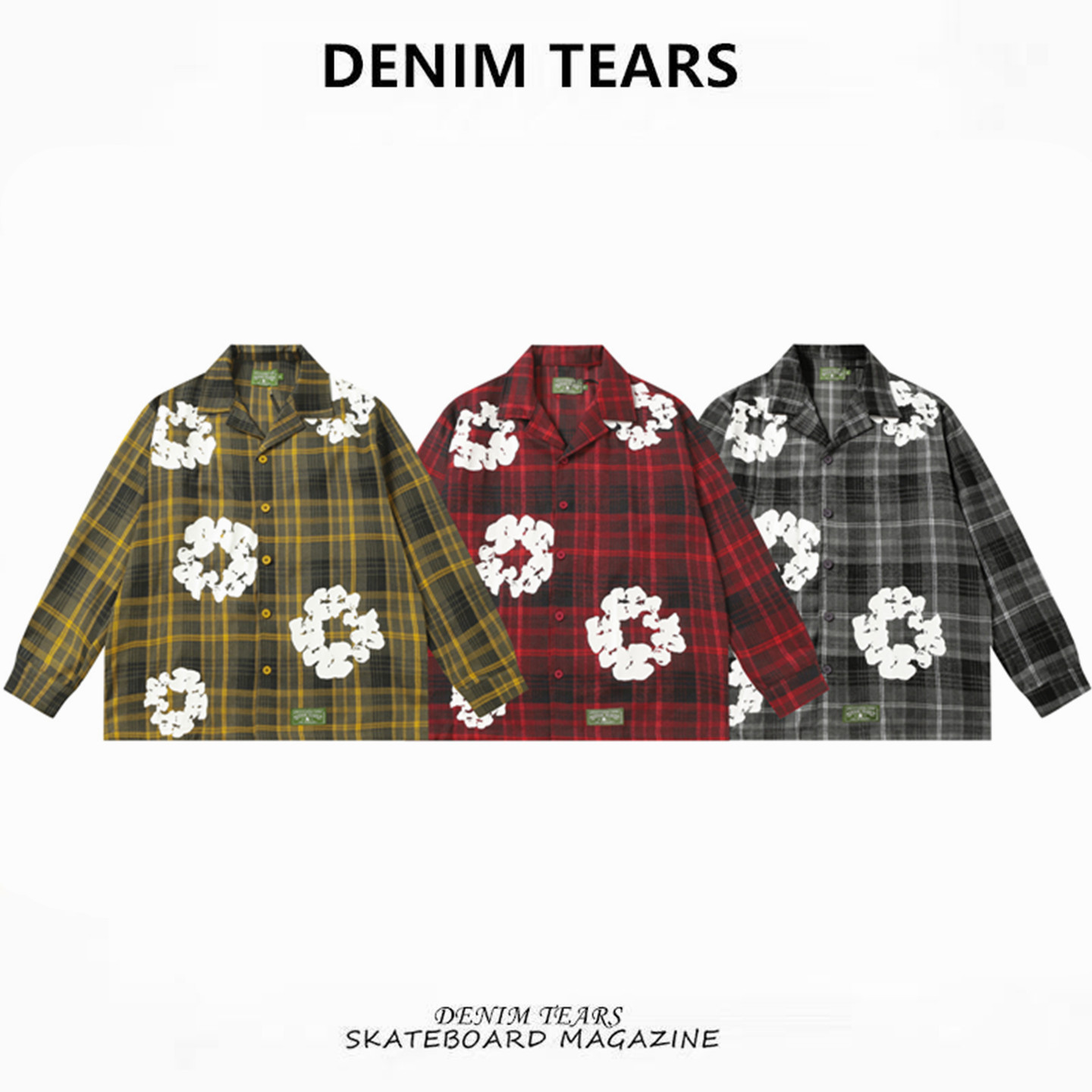 DENIMTEARS木棉花长袖花衬衫