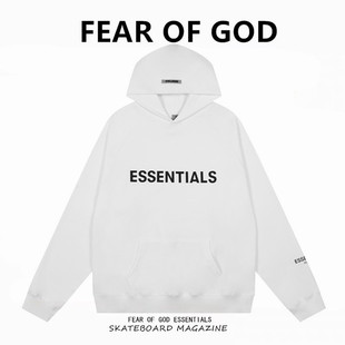 FOG复线ESSENTIALS字母印花美式 GOD 高街休闲连帽卫衣男 FEAR