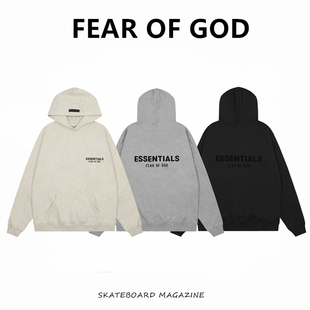 FOG复线ESSENTIALS植绒宽松连帽卫衣高街美式 GOD 潮牌男 FEAR