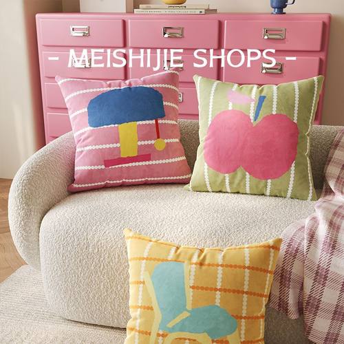 简约现代ins沙发抱枕套床头靠垫含芯民宿装饰靠枕可拆洗沙发靠枕