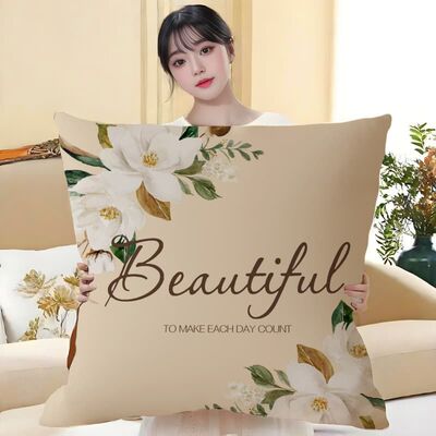 超大靠枕轻奢抱枕沙发客厅床头靠垫套欧式抱枕套60x60大枕头靠枕