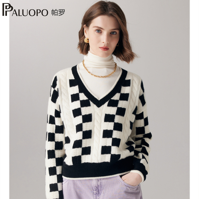 帕罗100%山羊绒25秋冬羊绒衫