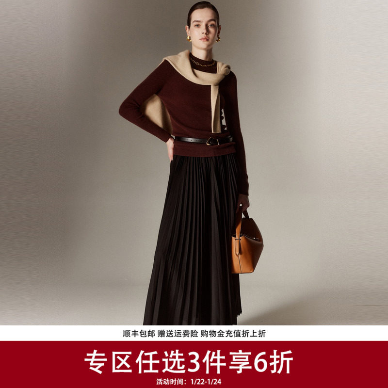 【半高领丝羊绒针织衫】帕罗女25秋冬修身出色打底桑蚕丝内搭毛衣,女装/女士精品,羊绒衫,淘宝优惠券,粉丝福利购,淘宝优惠卷