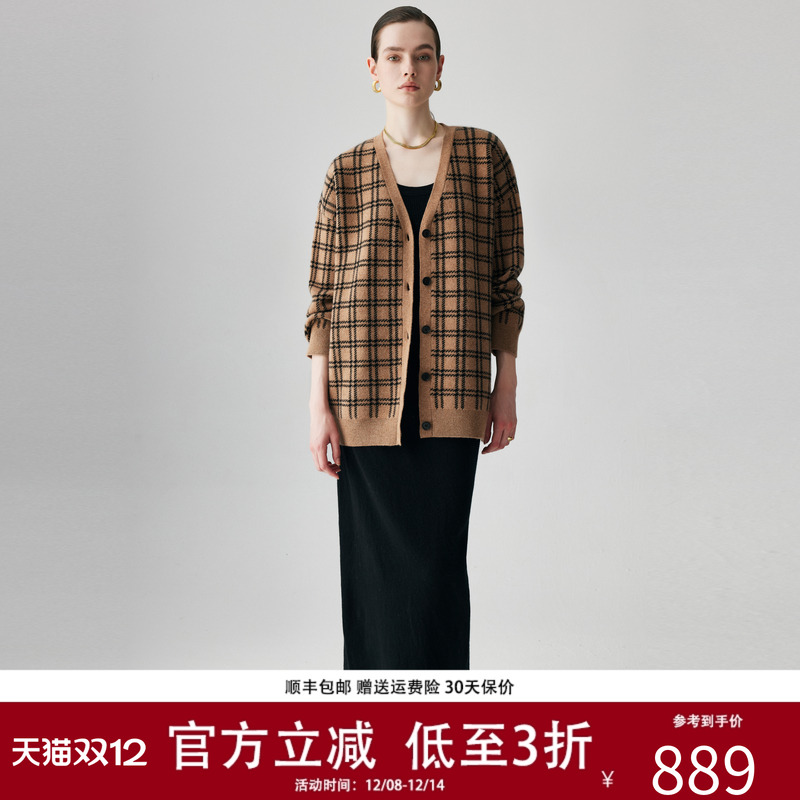 帕罗2025秋冬新款女士羊绒衫