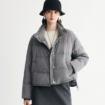 帕罗短款立领羽绒服女保暖