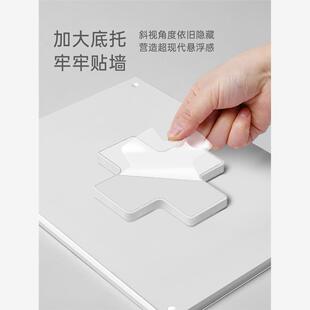 教师简介亚克力悬浮相框挂墙免打孔企业证书形象资质风采展示墙框
