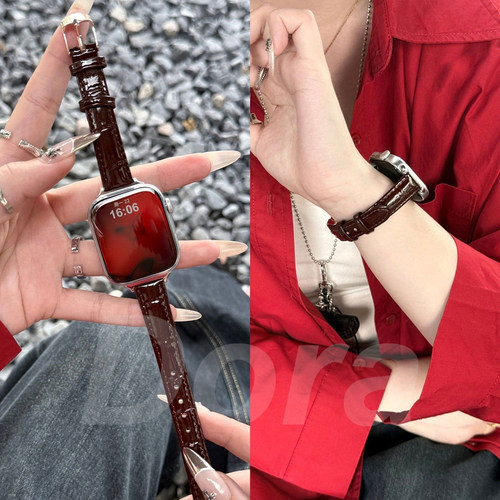 简约风复古竹节纹表带红米watch6