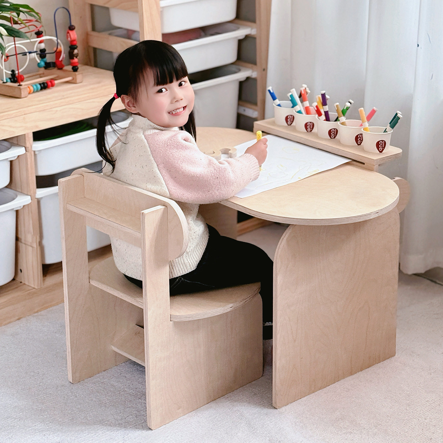 儿童桌椅多功能小尺寸孩子绘画婴幼儿专用早教3一2岁宝宝学习桌图片