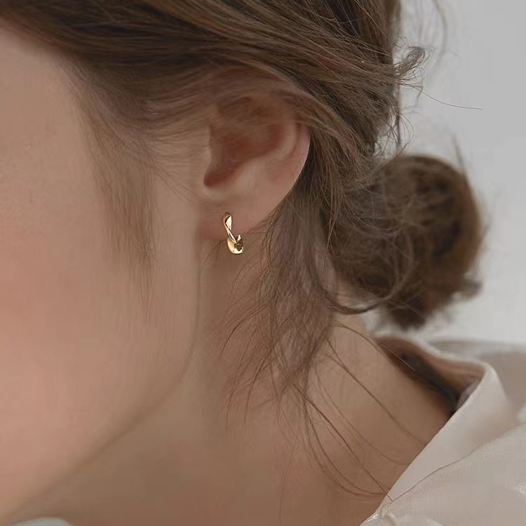 韩版925女时尚简约耳环